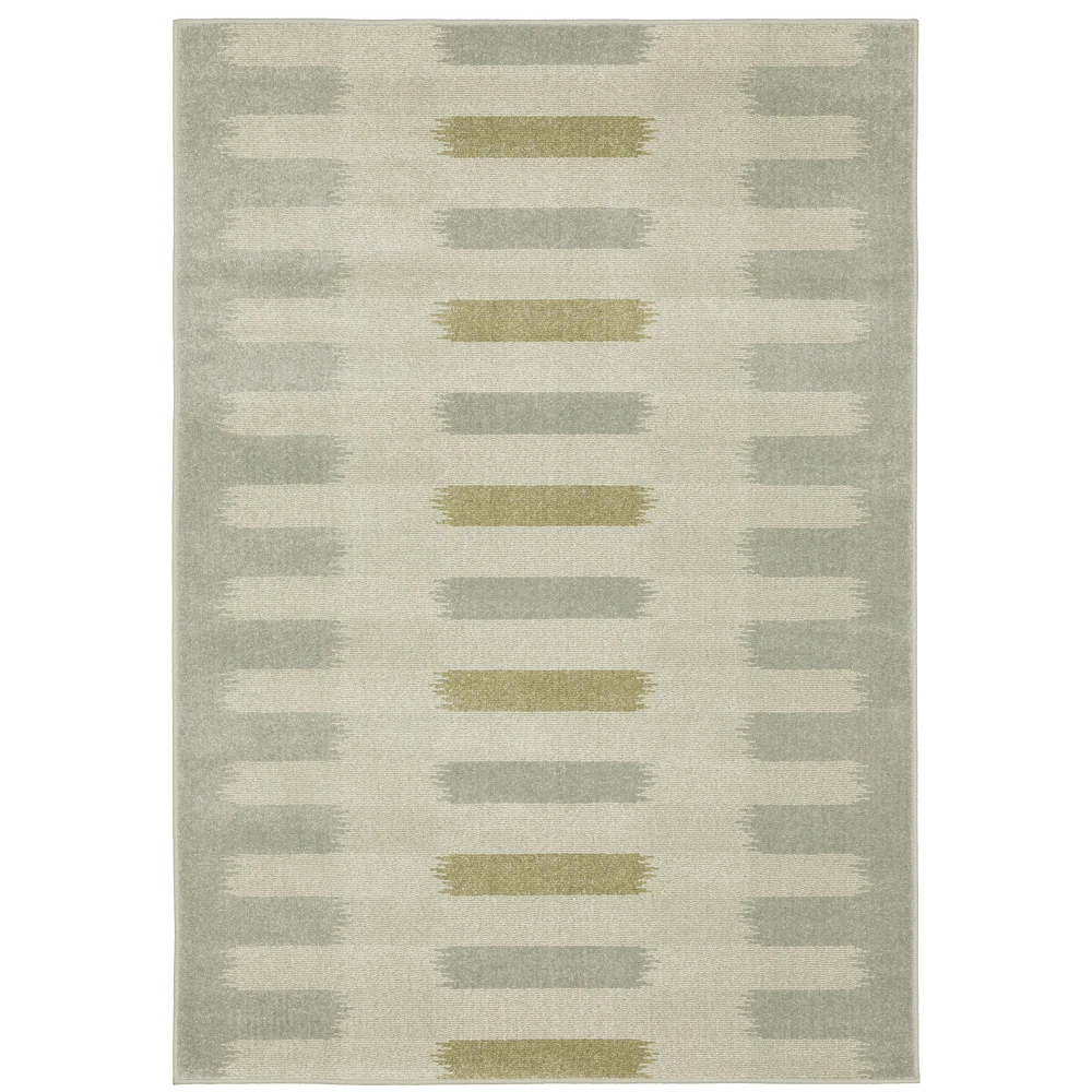Branson BR09A Beige/ Grey Indoor Area Rug - 7'10