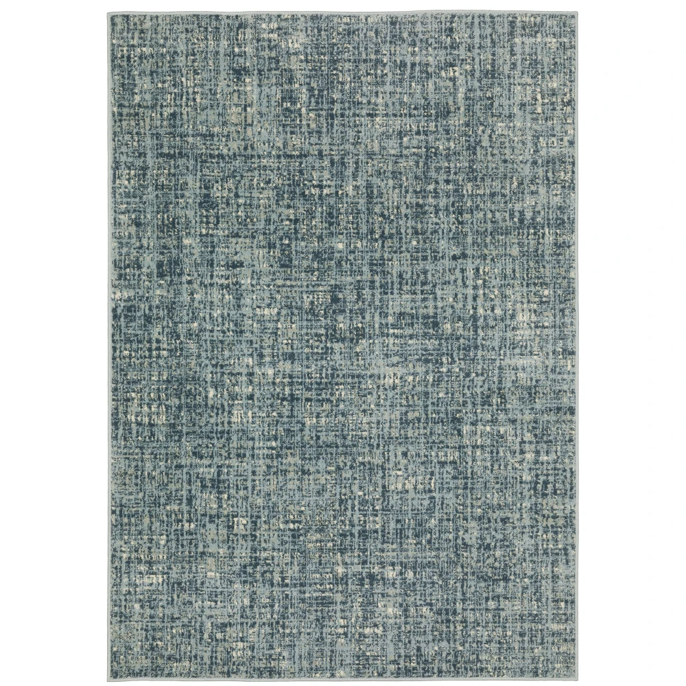 Branson BR13A Blue/ Grey Indoor Area Rug - 5'3