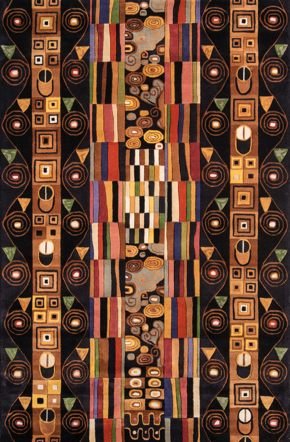 Momeni New Wave 2' X 3' Black Contemporary