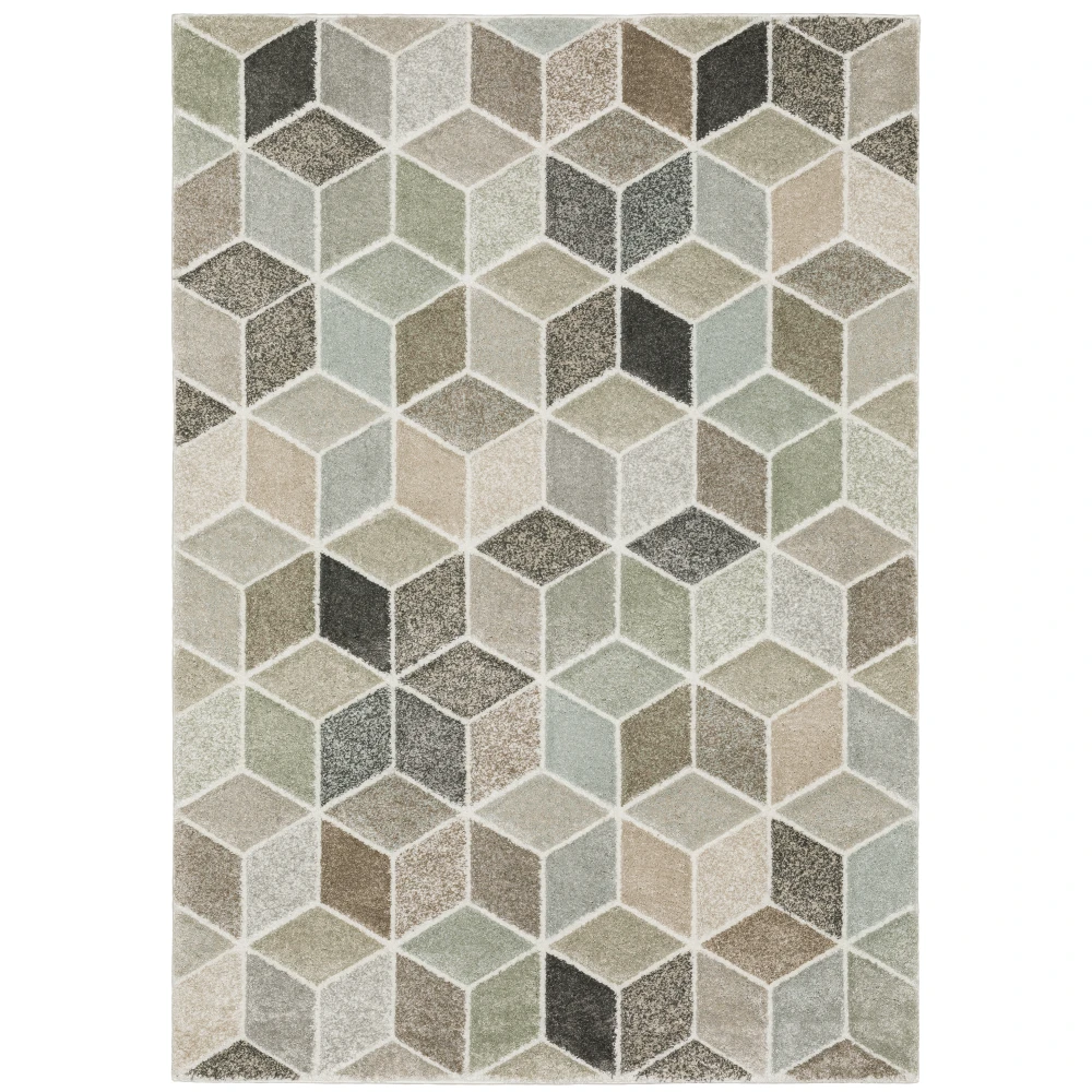 Cambria 083J2 Beige/ Multi Indoor Area Rug - 7'10