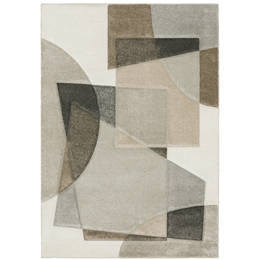 Cambria 084J2 Beige/ Multi Indoor Area Rug - 5'3