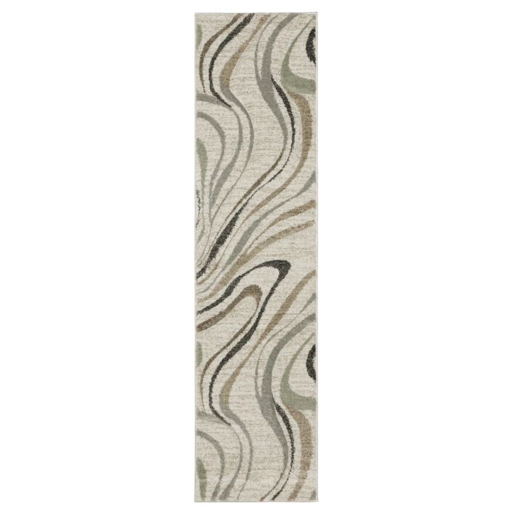 Cambria 162W2 Beige/ Multi Indoor Area Rug - 1'10