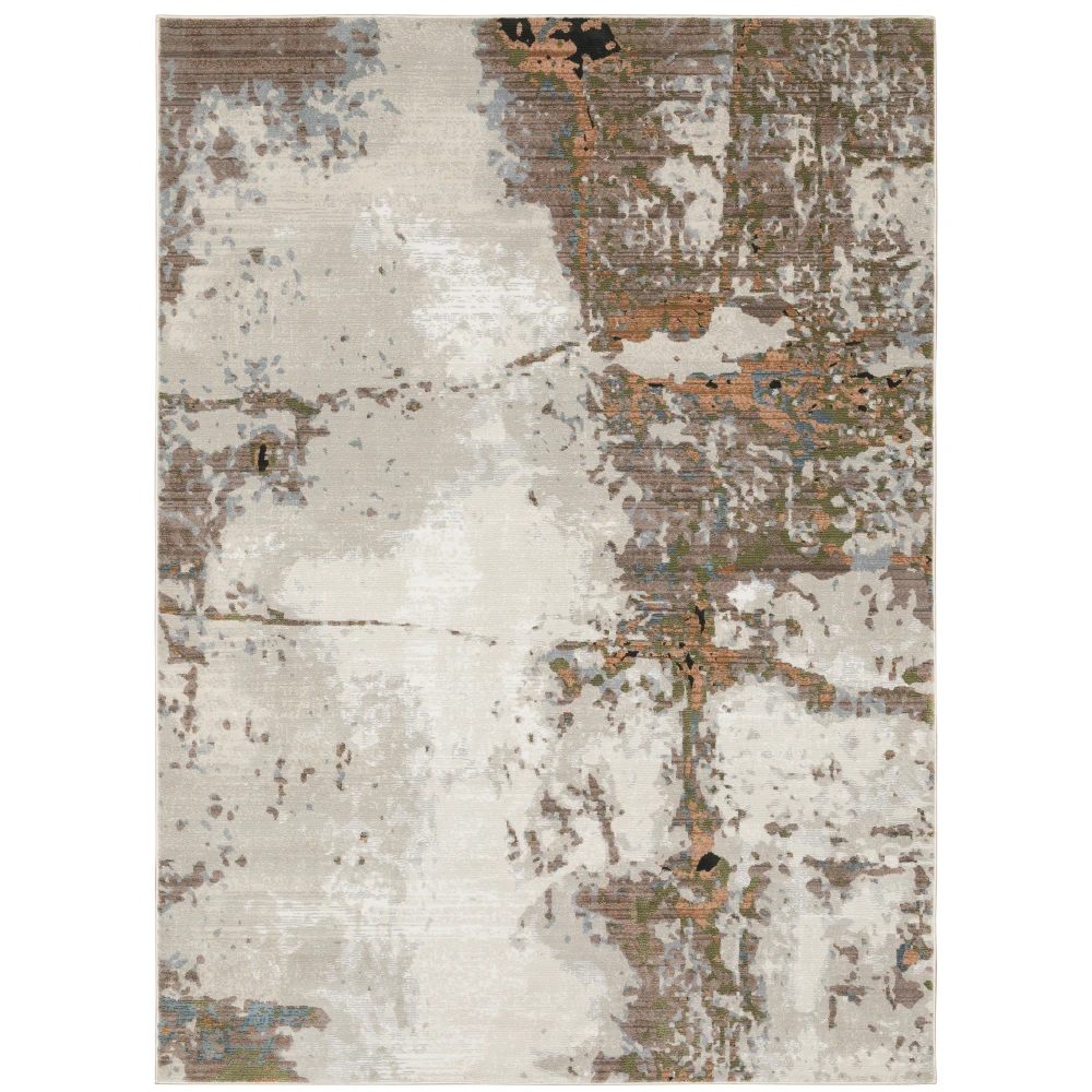 Caravan 4150Z Grey/ Pink Indoor Area Rug - 7'10