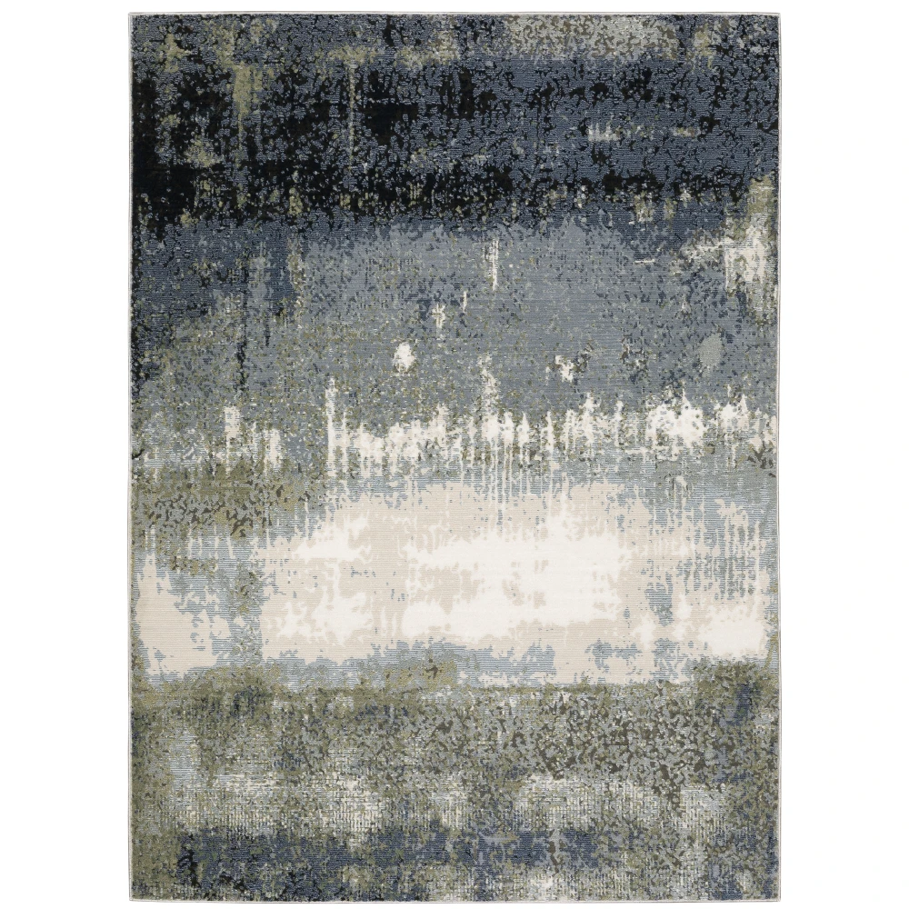 Caravan 5571H Blue/ Green Indoor Area Rug - 7'10