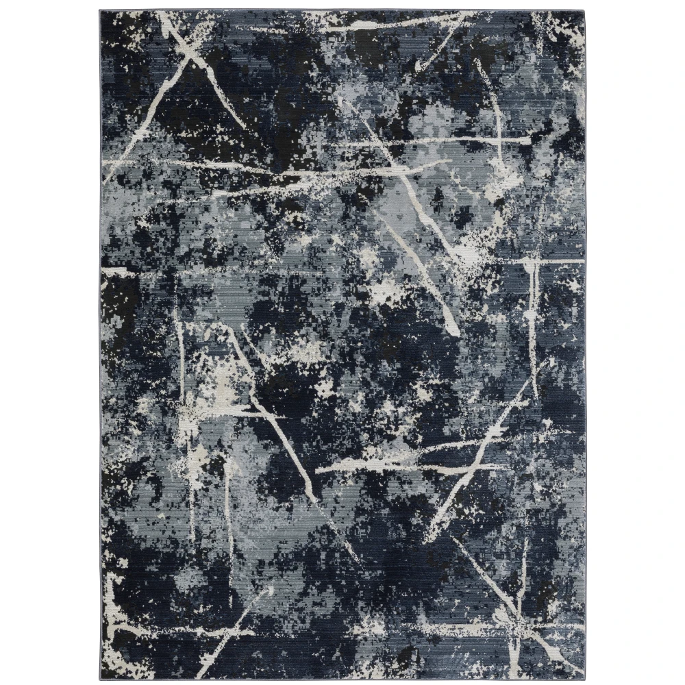 Caravan 7150B Blue/ Grey Indoor Area Rug - 3'3