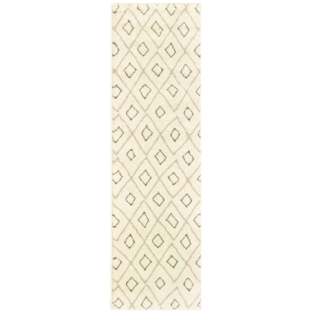 Carson 3943G Ivory/ Sand Indoor Area Rug - 2'3