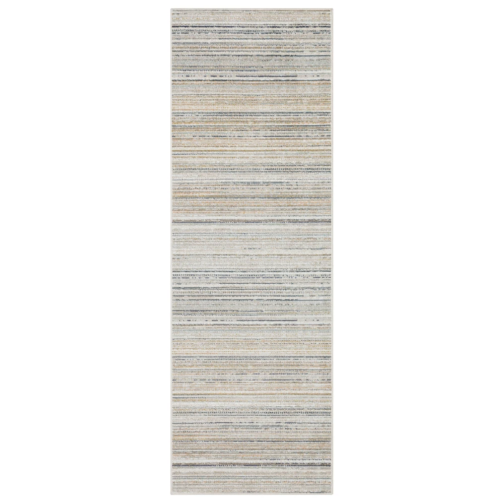 Cavett CAV10 Beige/ Multi Indoor Area Rug - 2'7