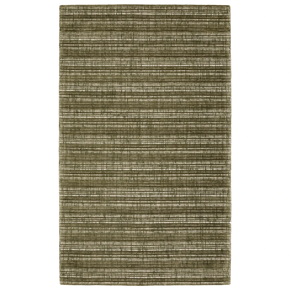 Circa CIR07 Green/ Ivory Indoor Area Rug - 5' x 8'