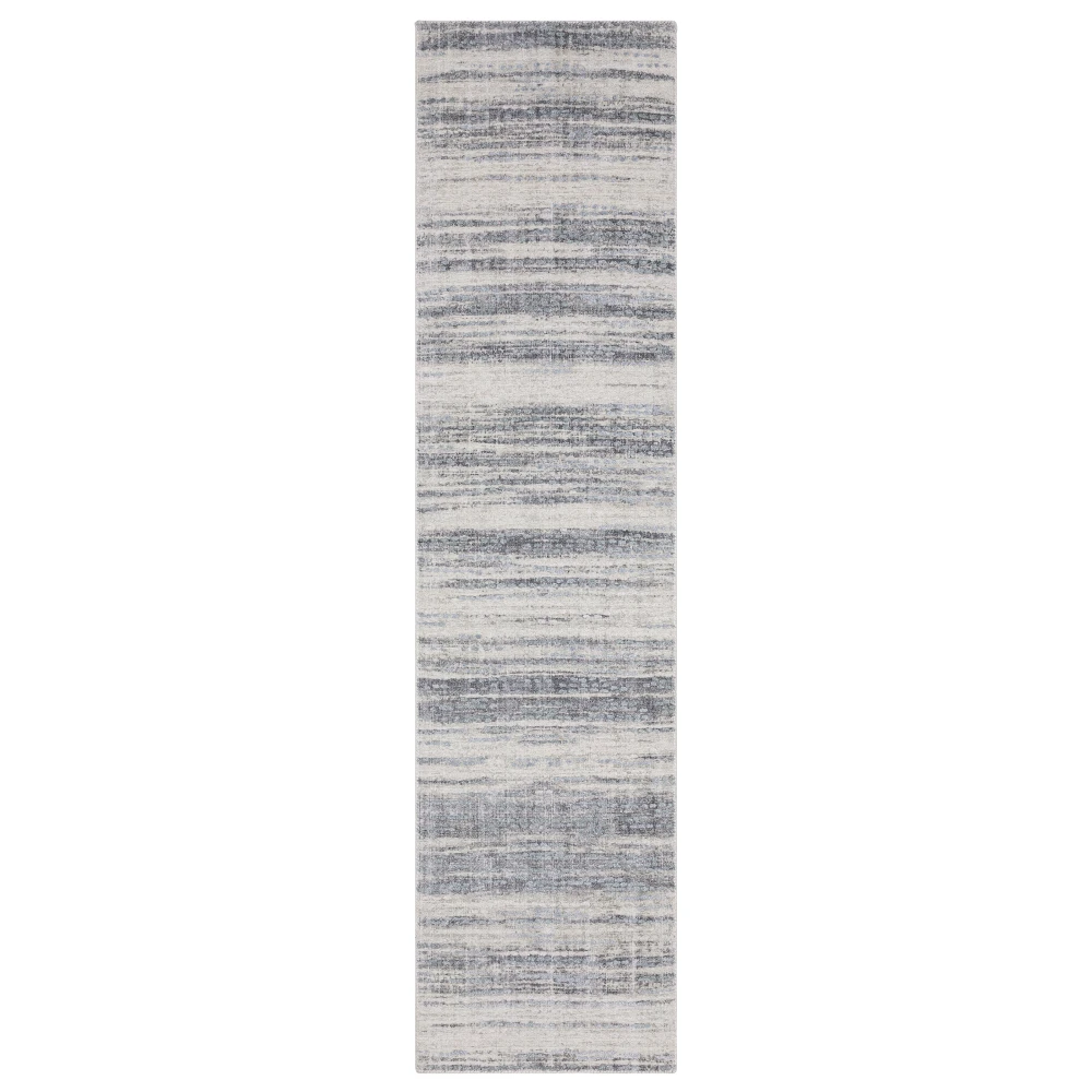 Clarke CLA04 Ivory/ Blue Indoor Area Rug - 2'6