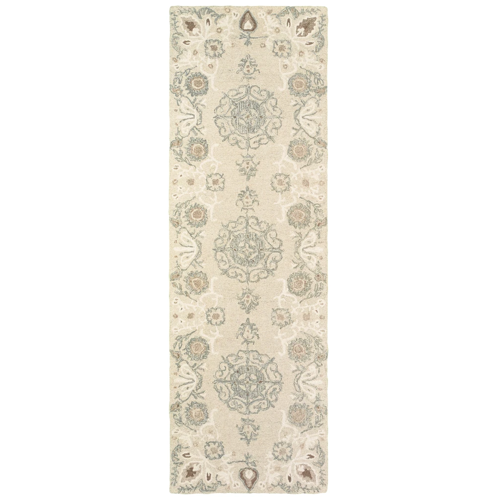 Craft 93000 Sand/ Ash Indoor Area Rug - 2'6