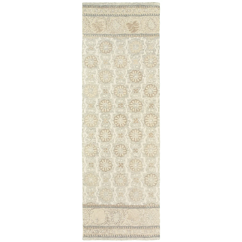 Craft 93002 Ash/ Sand Indoor Area Rug - 2'6
