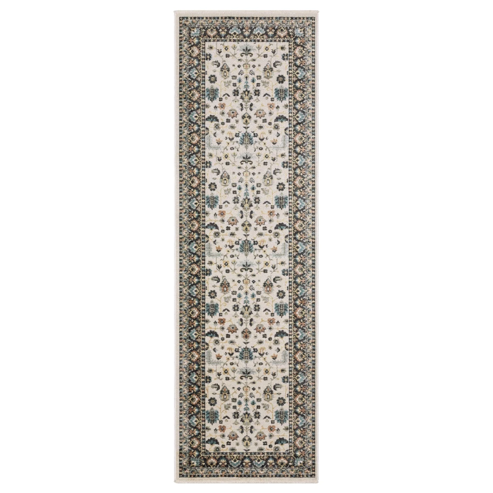 Eliana ELI02 Beige/ Multi Indoor Area Rug - 2'3