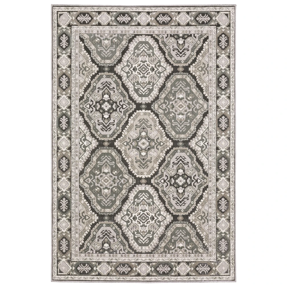 Ellington ELL04 Blue/ Multi Indoor Area Rug - 7'10