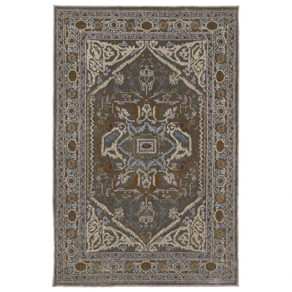 Ellington ELL05 Blue/ Green Indoor Area Rug - 9'10