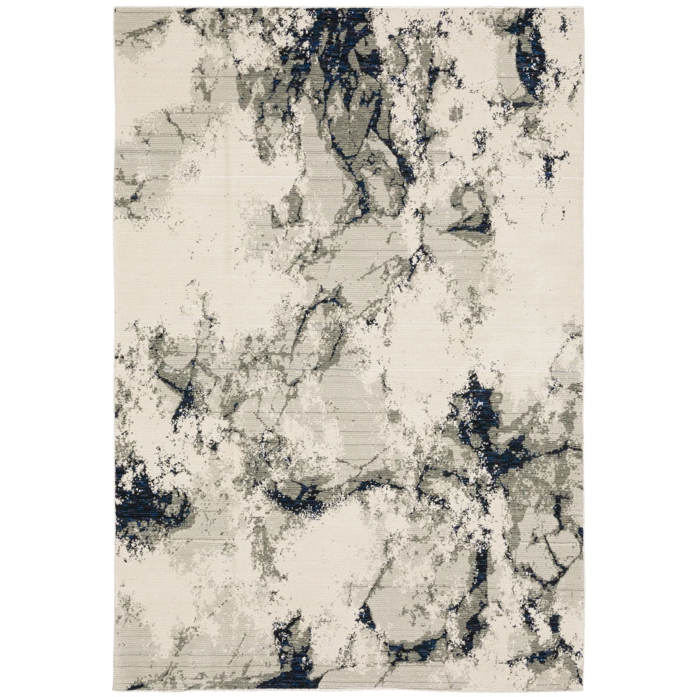 Evolution 0978A Ivory/ Beige Indoor Area Rug - 3'3