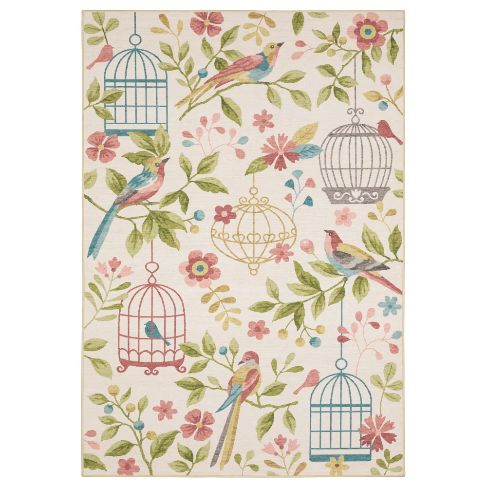 Fiji FIJ05 Beige/ Multi Indoor/Outdoor Area Rug - 7'6