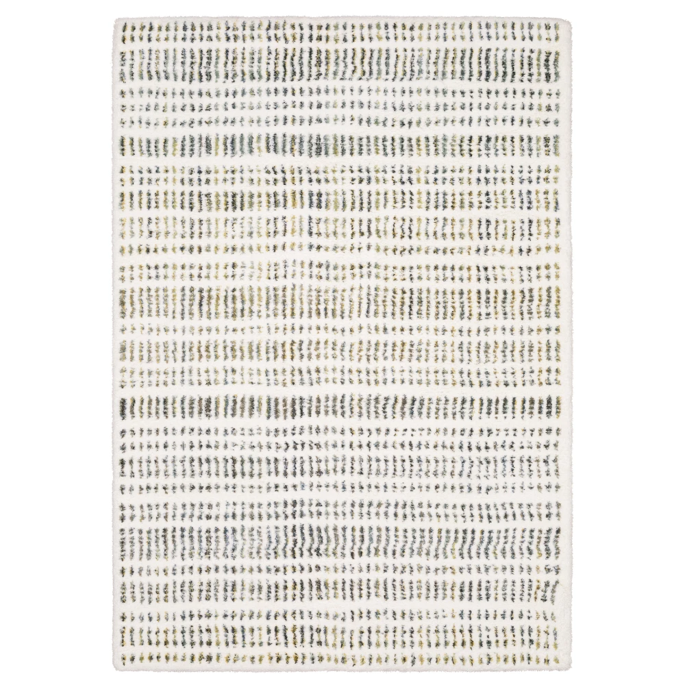 Galileo GAL02 Ivory/ Multi Indoor Area Rug - 5'3