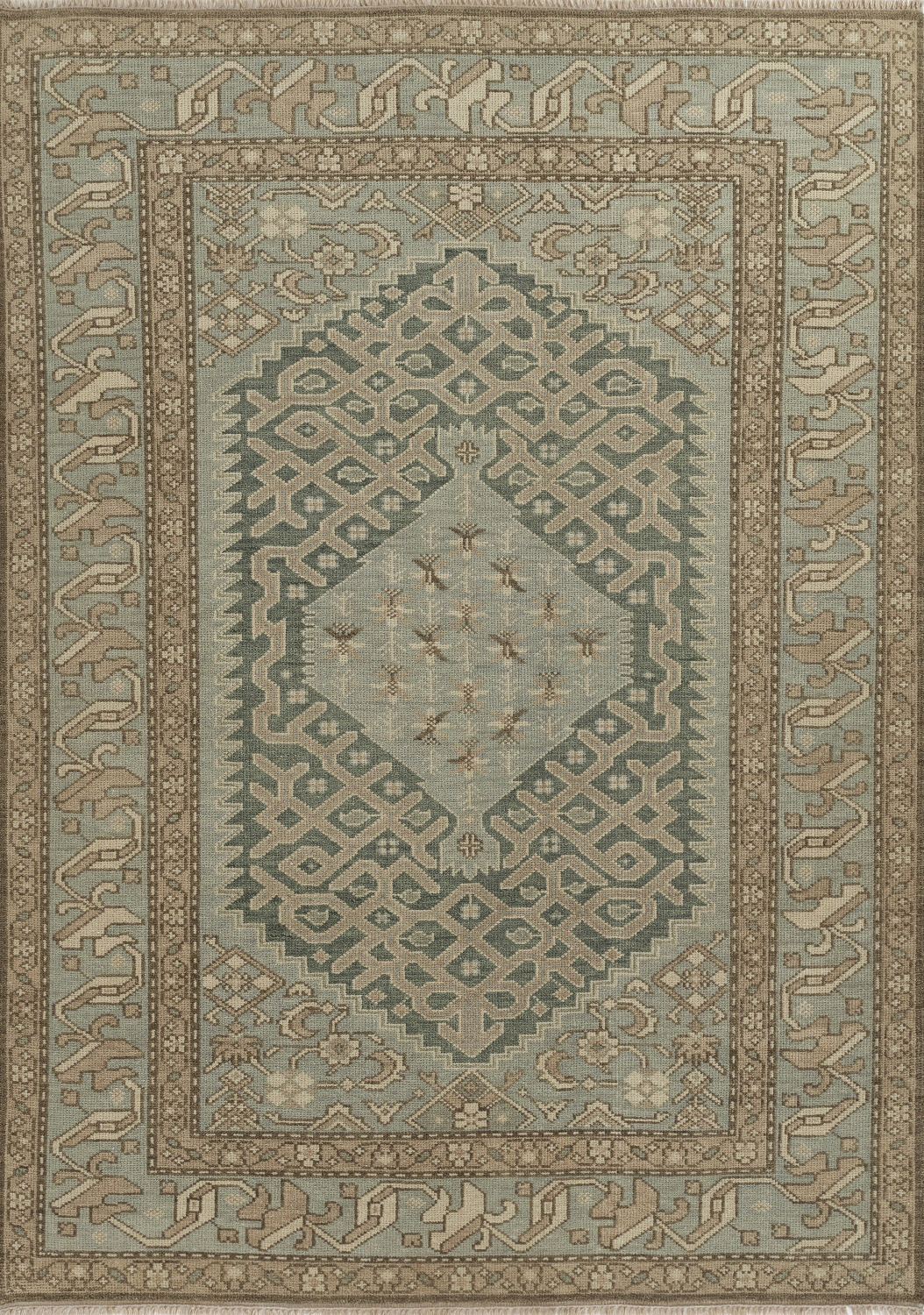 Momeni Nomad 2' X 3' Light Blue Traditional
