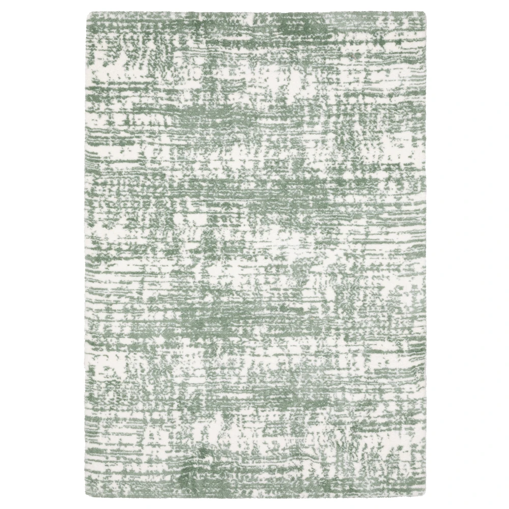 Galileo GAL09 Green/ Ivory Indoor Area Rug - 6'7