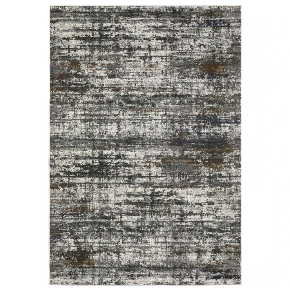 Gemini 4151U Charcoal/ Grey Indoor Area Rug - 5'3