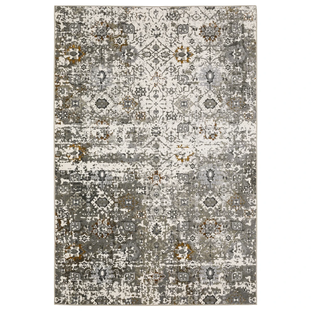Gemini 5501J Ivory/ Multi Indoor Area Rug - 5'3