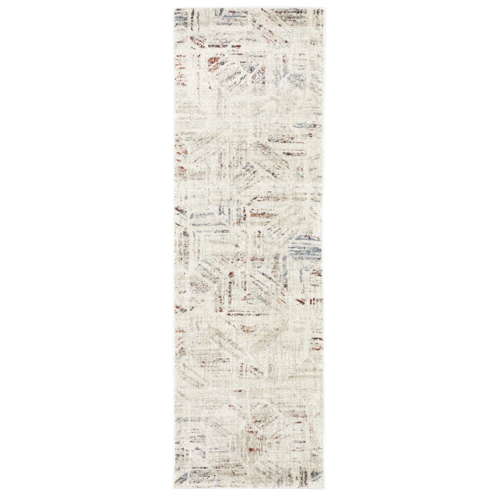 Gemma GEM08 Beige/ Multi Indoor Area Rug - 2'3
