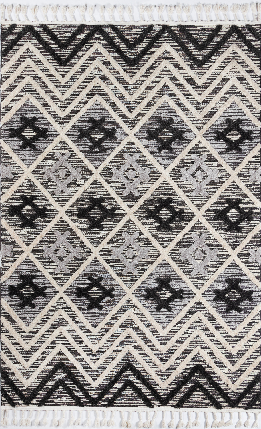 Momeni Odessa 2' X 3' Black Contemporary