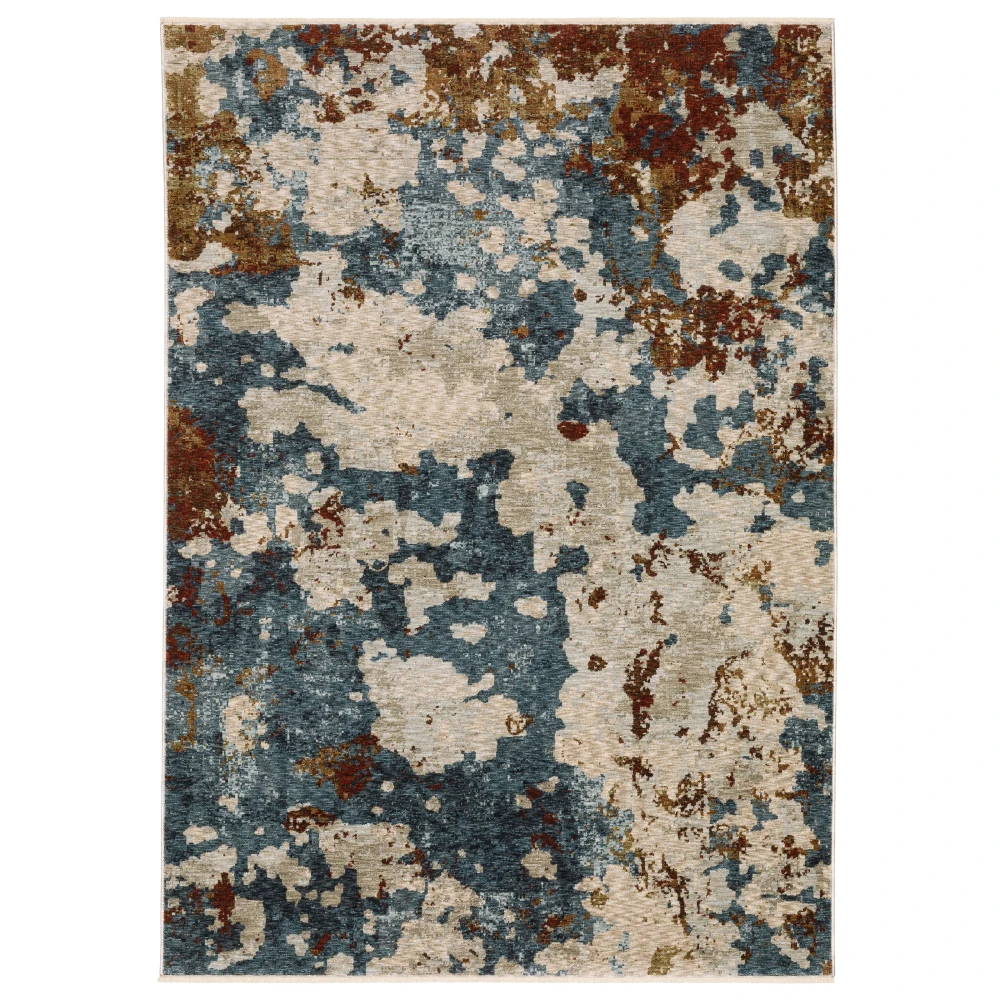Hayden HAY01 Beige/ Multi Indoor Area Rug - 9'10