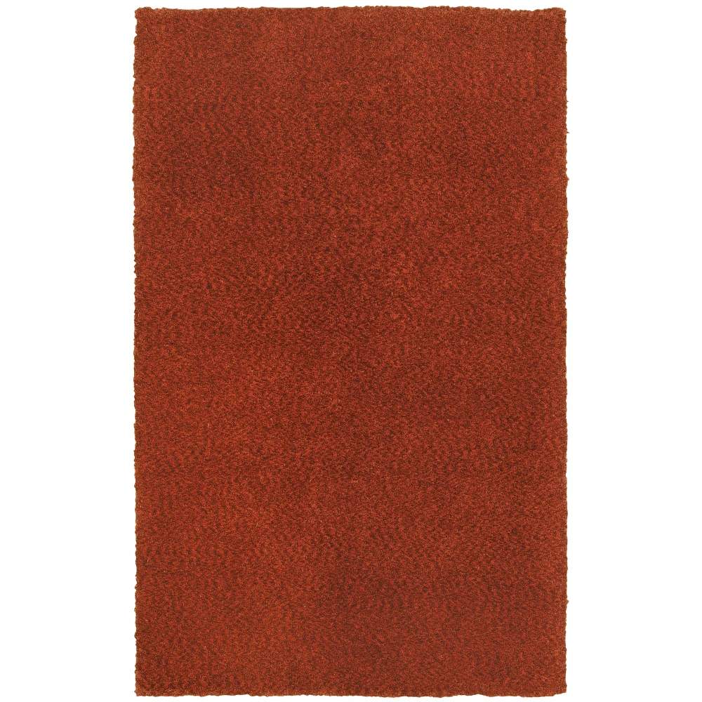 Heavenly 73406 Rust Red Indoor Area Rug - 3' x 5'