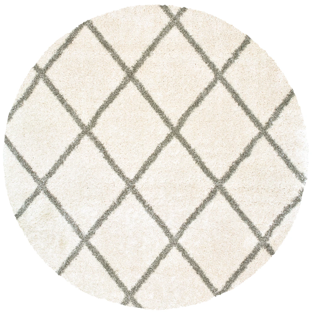 Henderson 090W9 Ivory/ Grey Indoor Area Rug - 7'10