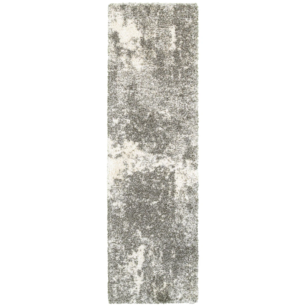 Henderson 5503H Grey/ Ivory Indoor Area Rug - 2'3