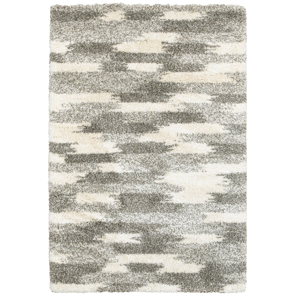 Henderson 565J9 Grey/ Ivory Indoor Area Rug - 5'3