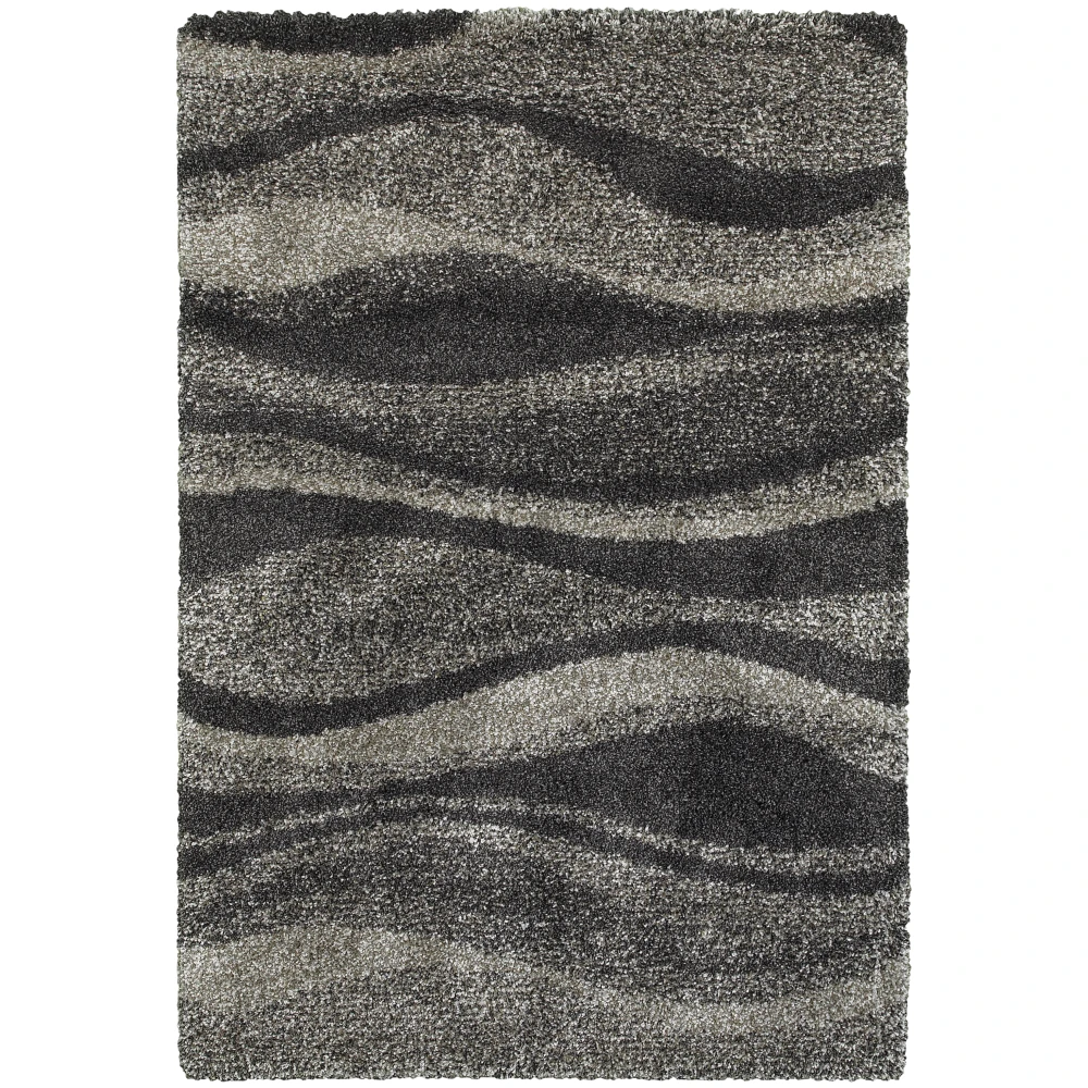 Henderson 5992E Grey/ Charcoal Indoor Area Rug - 5'3