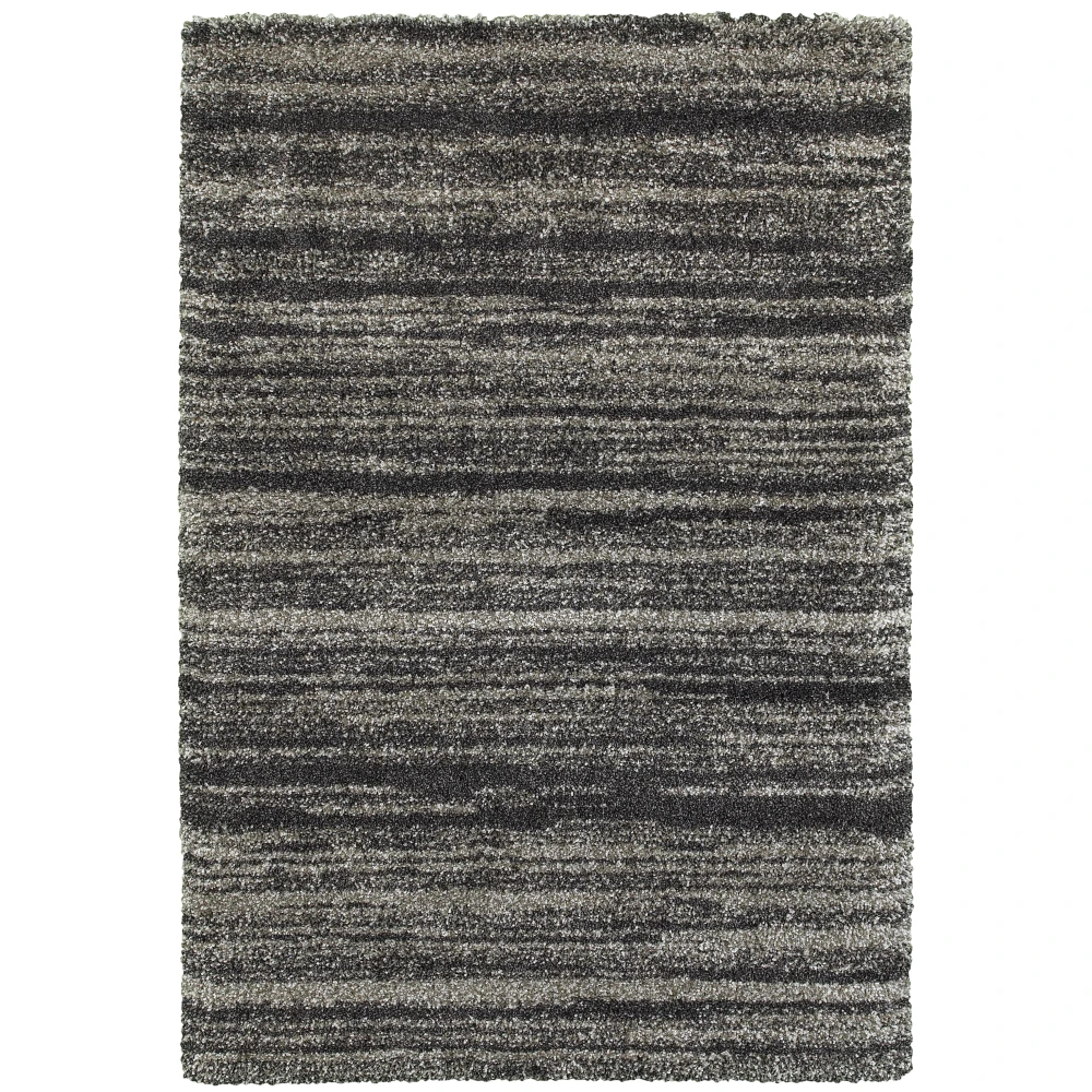 Henderson 5993E Grey/ Charcoal Indoor Area Rug - 5'3