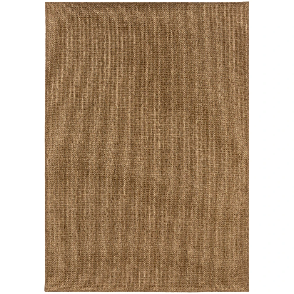 Karavia 2061N Tan Indoor/Outdoor Area Rug - 1'9