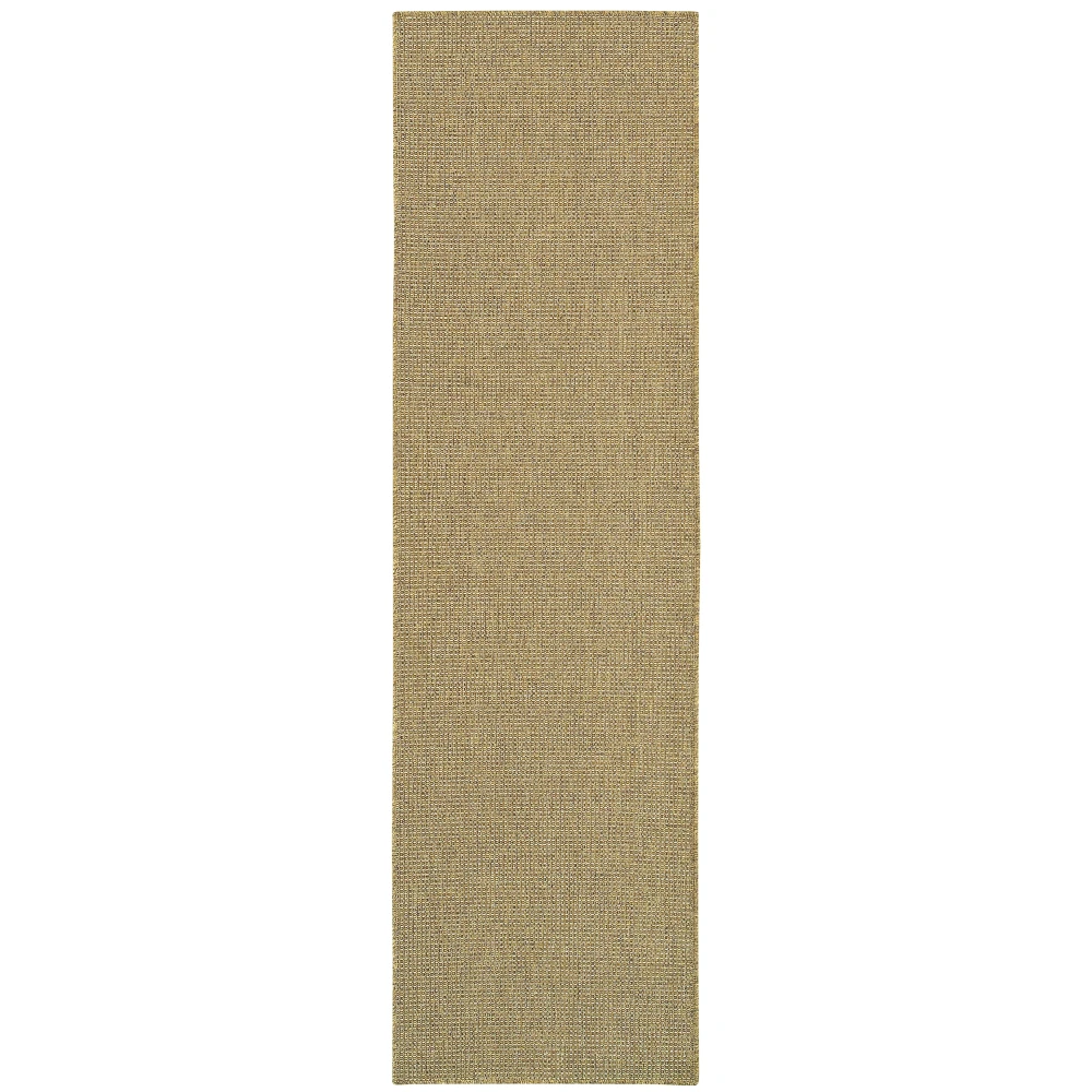 Karavia 2068X Tan Indoor/Outdoor Area Rug - 2'3