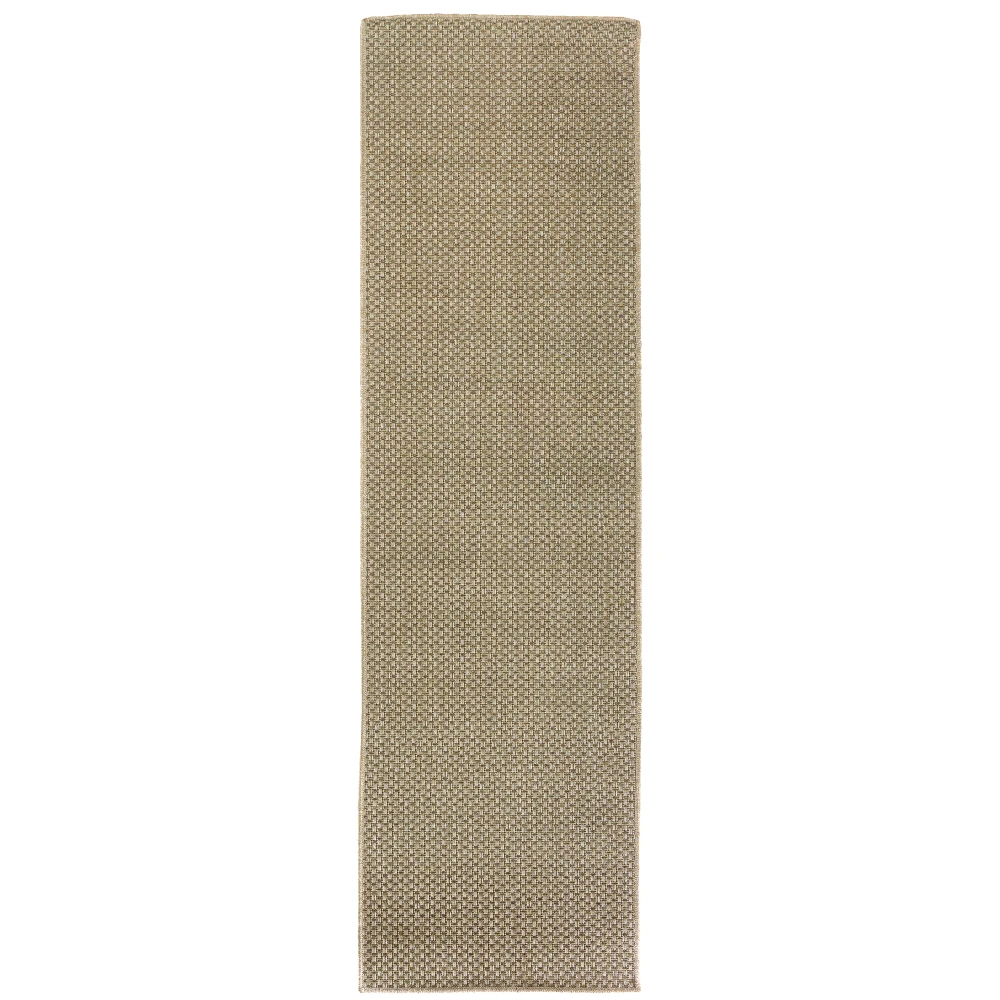 Karavia 2160X Sand Indoor/Outdoor Area Rug - 2'3