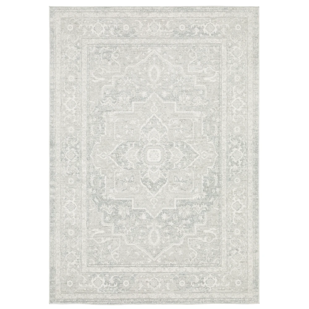 Lauren LRN07 Grey/ Grey Indoor Area Rug - 3'3