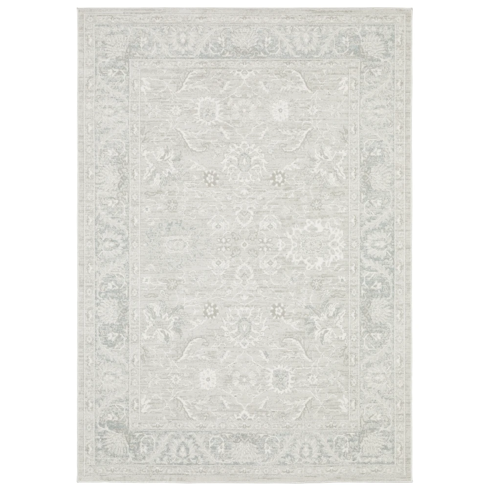 Lauren LRN08 Grey/ Grey Indoor Area Rug - 2'2