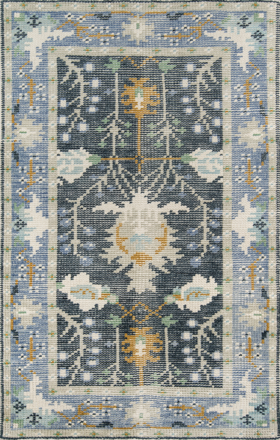 Momeni Ophelia 2' X 3' Aqua Traditional