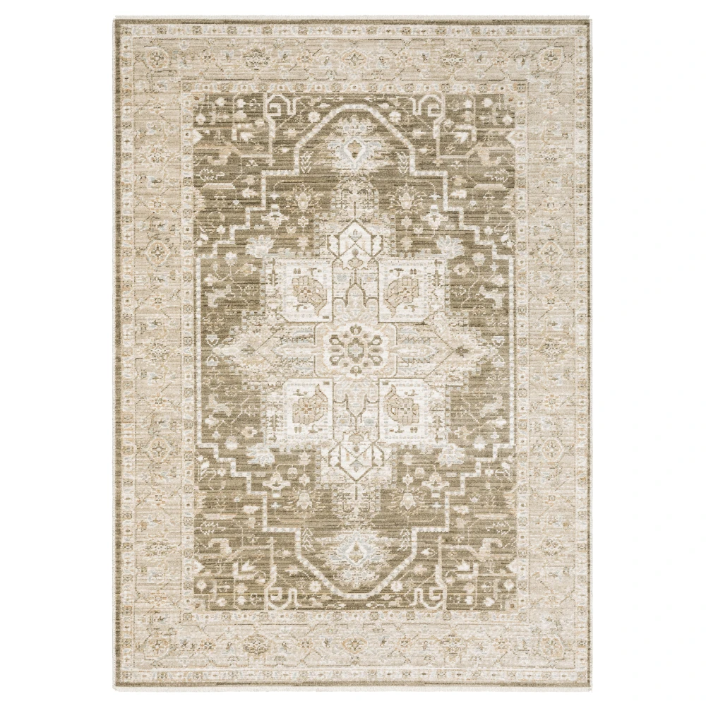 Lola LLA07 Brown/ Beige Indoor Area Rug - 7'10