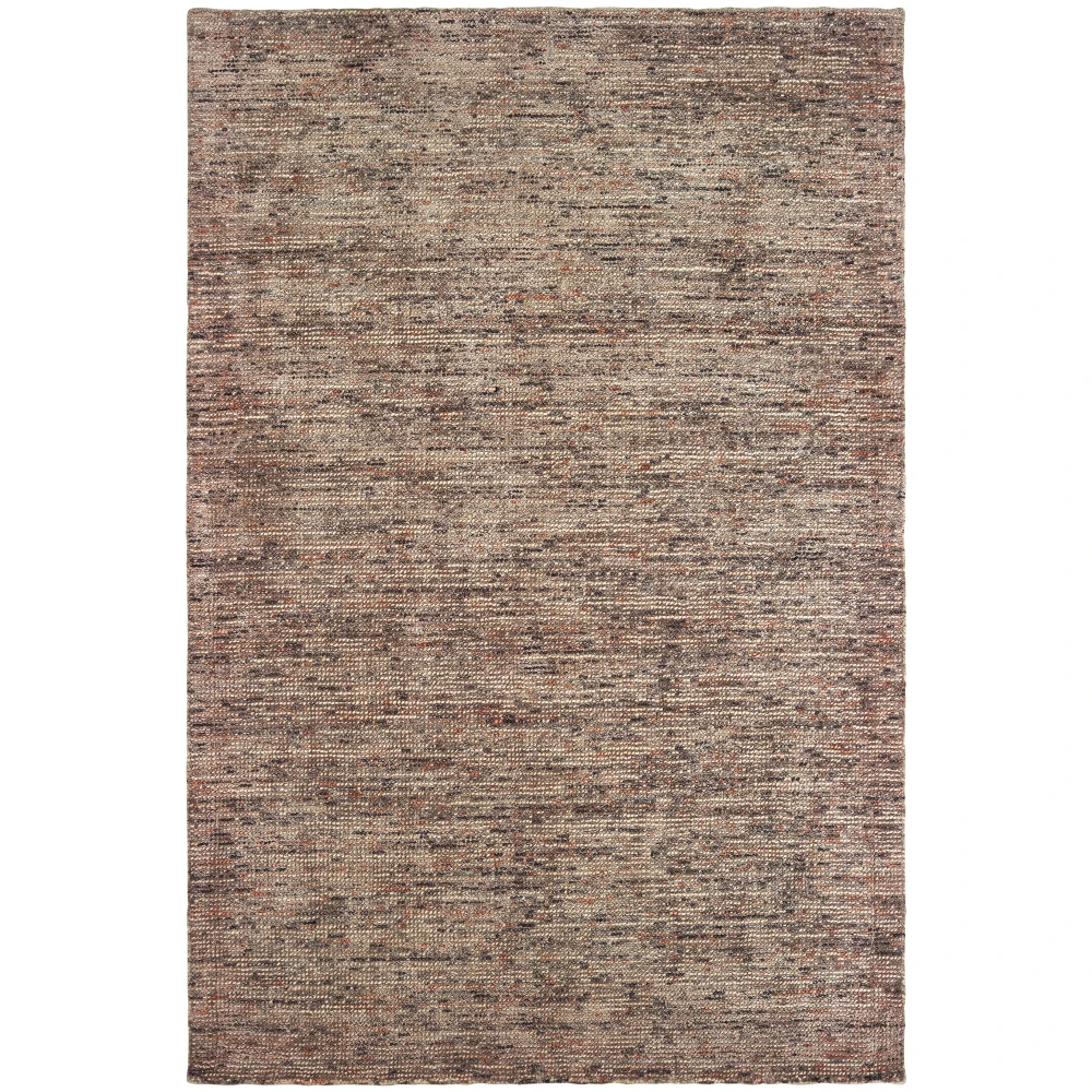 Lucent 45907 Taupe/ Pink Indoor Area Rug - 10' x 13'