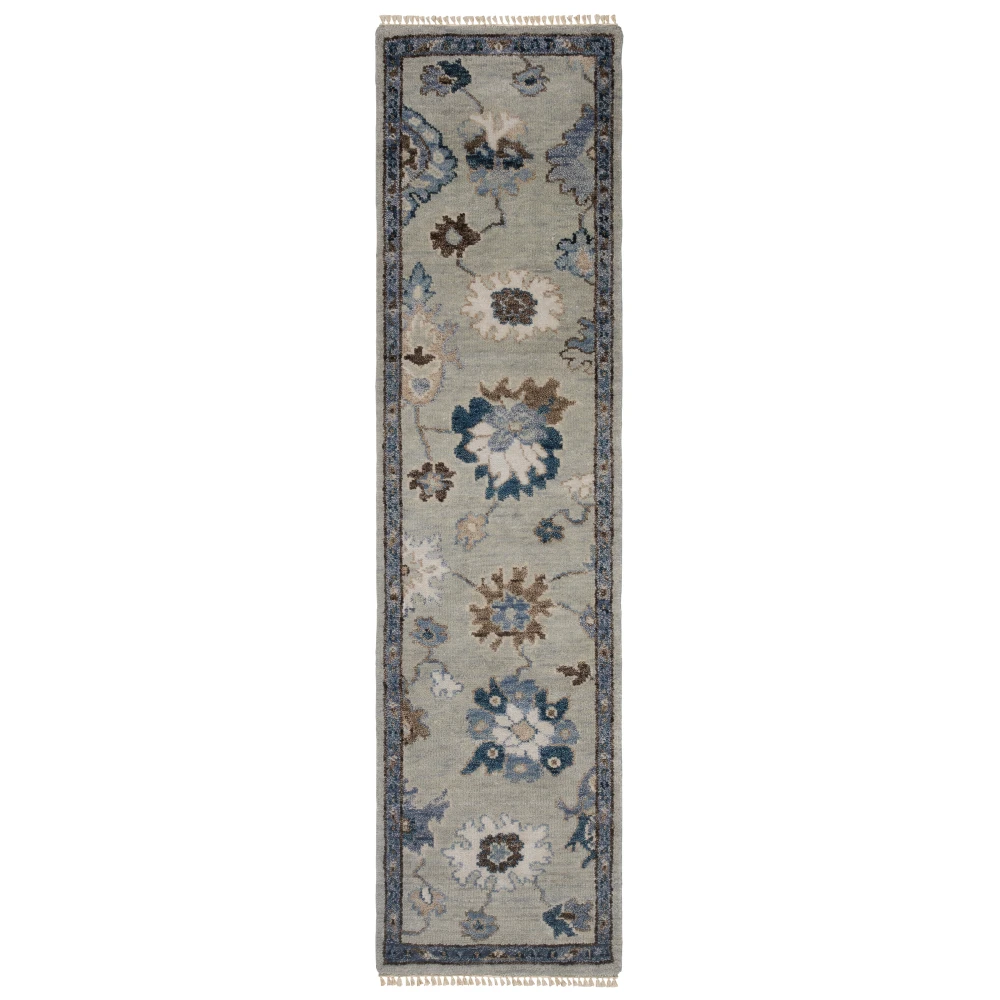 Majorca MAJ06 Light Blue/ Blue Indoor Area Rug - 2'6