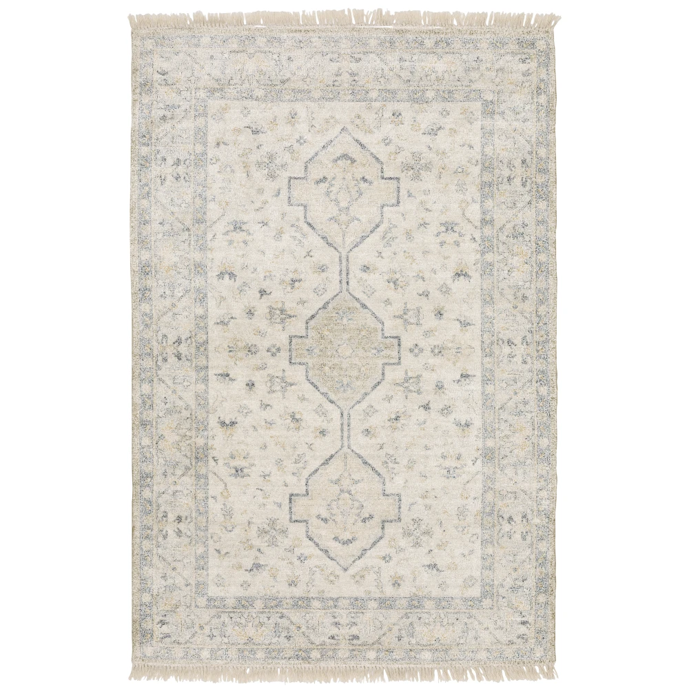Malabar 45304 Beige/ Charcoal Indoor Area Rug - 10' x 13'