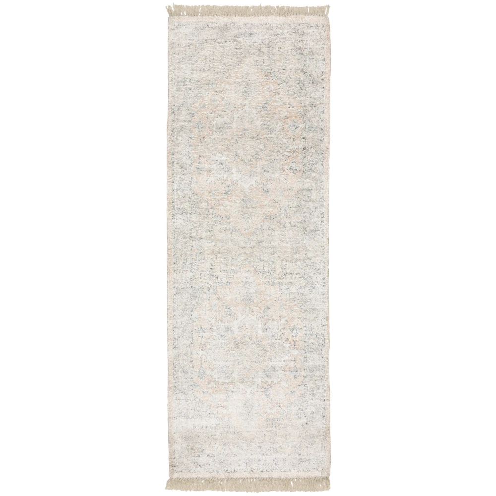 Malabar 45308 Beige/ Grey Indoor Area Rug - 2'6