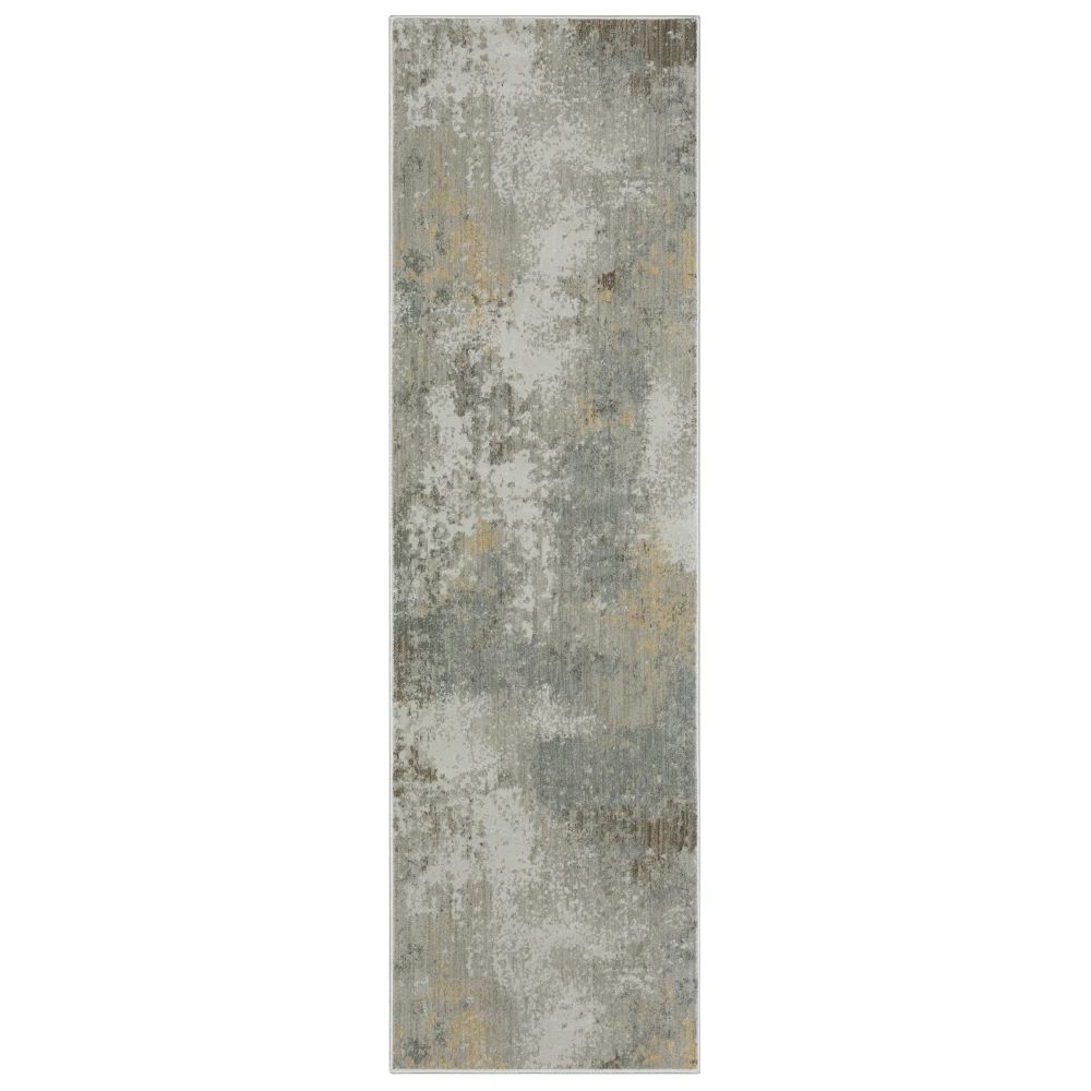 Mallory MAL02 Beige/ Yellow Indoor Area Rug - 2'3