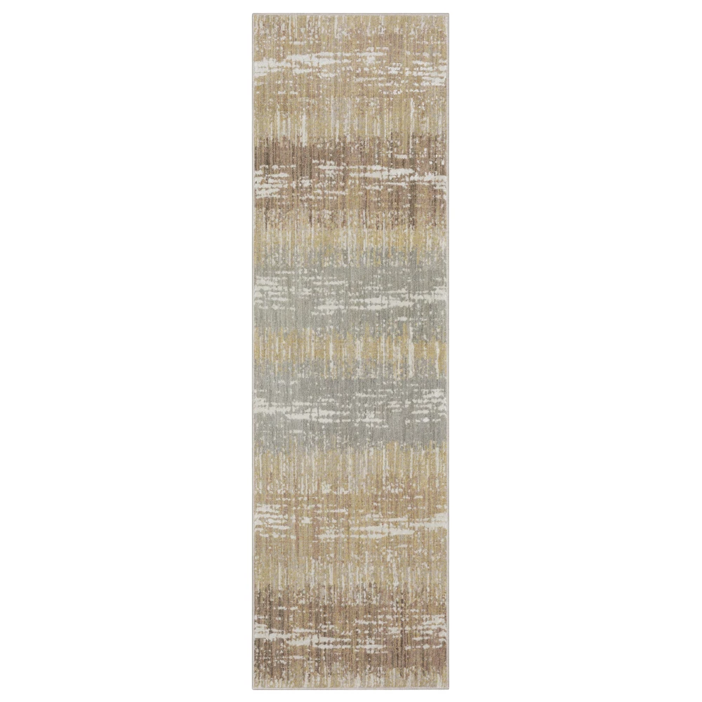 Mallory MAL06 Gold/ Brown Indoor Area Rug - 2'3