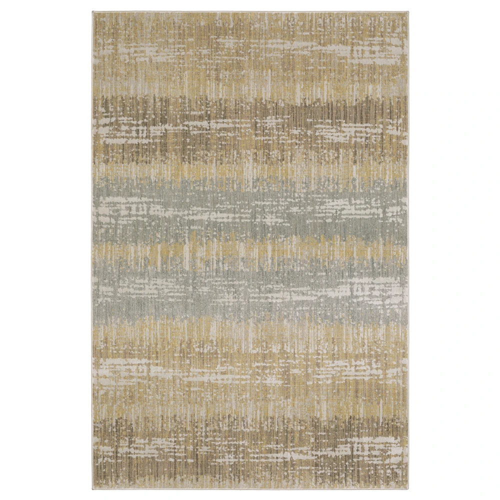 Mallory MAL06 Gold/ Brown Indoor Area Rug - 5'3