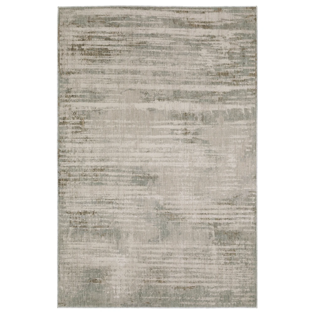 Mallory MAL07 Beige/ Blue Indoor Area Rug - 5'3