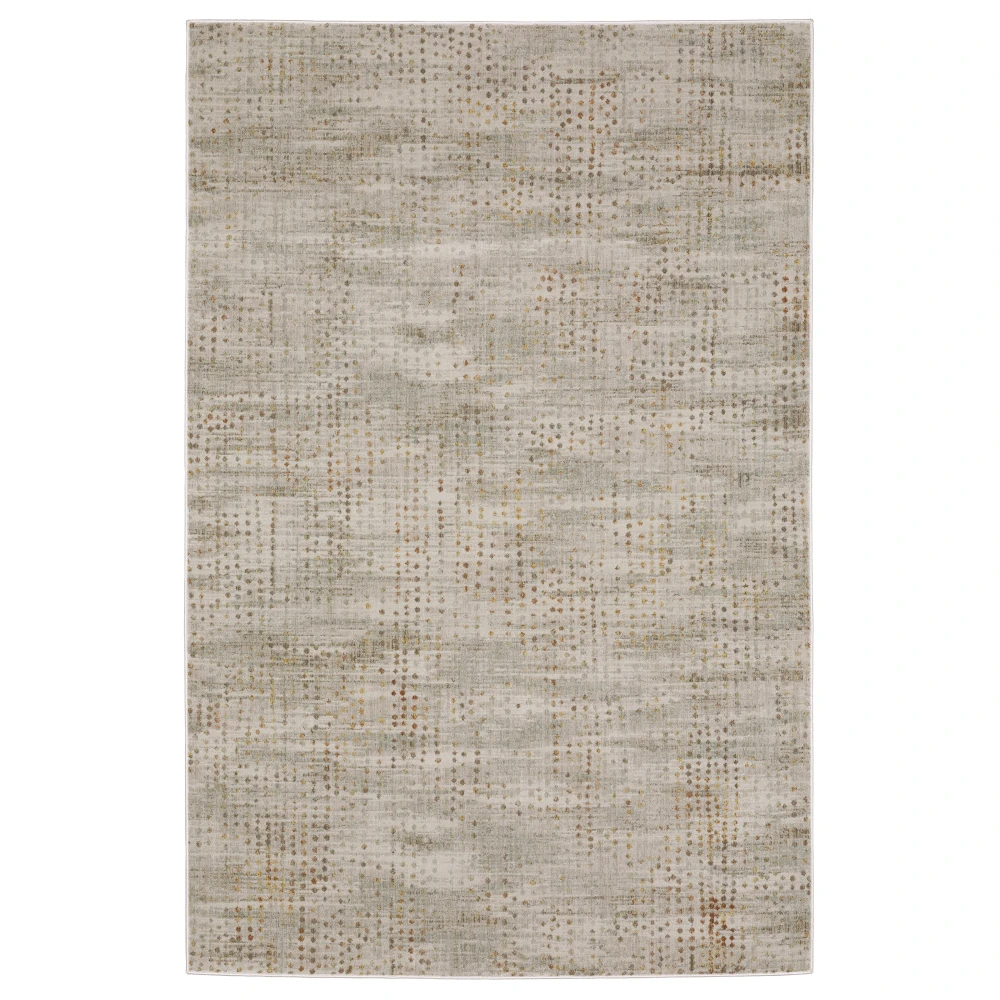 Mallory MAL10 Grey/ Gold Indoor Area Rug - 3'3